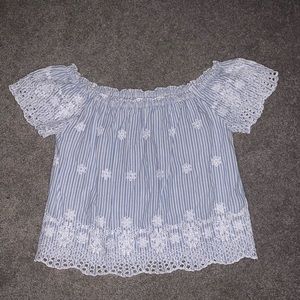 Hollister off the shoulder top